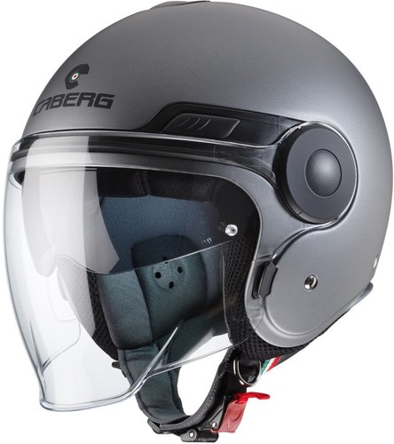 Caberg Uptown Matt Gun Jet Helm Zwart Grijs Xs caberg kopen in de aanbieding
