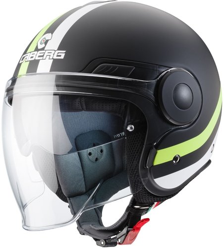 Caberg Uptown Chrono Jet Helm Zwart Geel caberg kopen in de aanbieding Caberg Uptown Chrono Jet Helm Zwart Geel caberg kopen in de aanbieding