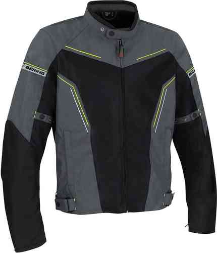 Bering Cancun Motorfiets Textiel Jas Zwart Grijs Geel 4Xl bering kopen in de aanbieding Bering Cancun Motorfiets Textiel Jas Zwart Grijs Geel 4Xl bering kopen in de aanbieding