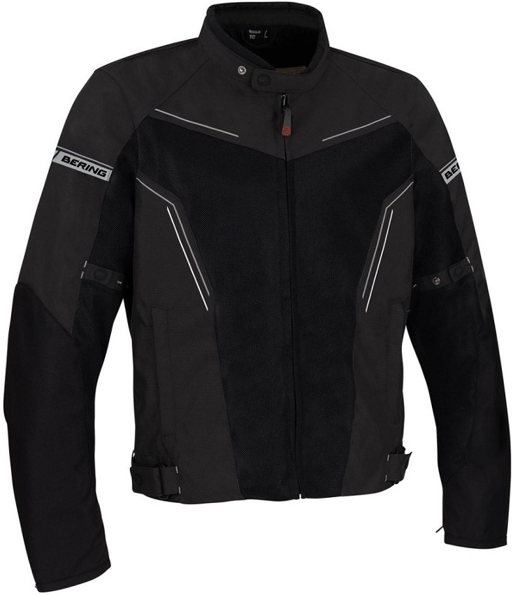 Bering Cancun Veste Textile moto Noir Gris L