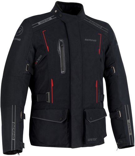 Bering Yukon Motorfiets Textiel Jas Zwart 3Xl bering kopen in de aanbieding