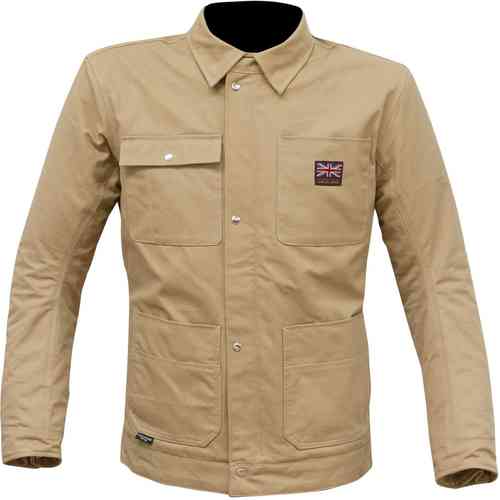 Merlin Victory Motorfiets Textiel Jas Beige 2Xl merlin kopen in de aanbieding