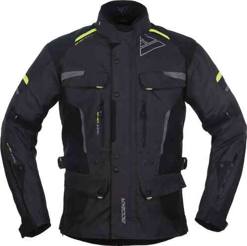 Modeka Chinuk Motorfiets Textiel Jas Zwart Grijs Geel modeka kopen in de aanbieding Modeka Chinuk Motorfiets Textiel Jas Zwart Grijs Geel modeka kopen in de aanbieding
