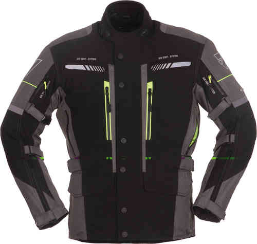 Modeka Winslow Motorfiets Textiel Jas Zwart Grijs 3Xl modeka kopen in de aanbieding Modeka Winslow Motorfiets Textiel Jas Zwart Grijs 3Xl modeka kopen in de aanbieding