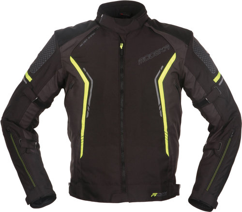 Modeka Khao Motorfiets Textiel Jas Zwart Geel modeka kopen in de aanbieding Modeka Khao Motorfiets Textiel Jas Zwart Geel modeka kopen in de aanbieding