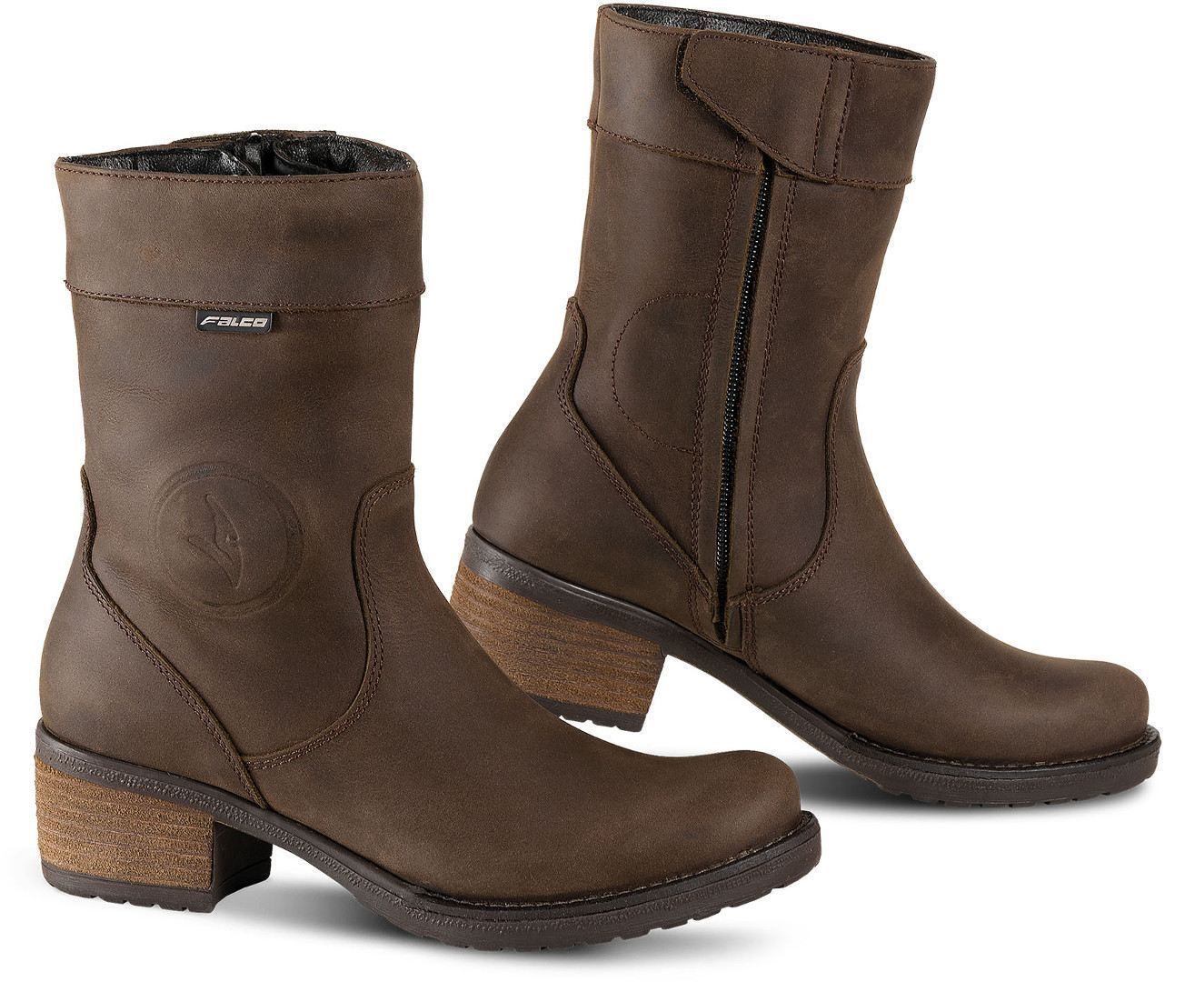 Falco Ayda 2 Bottes de moto de dames Brun 36