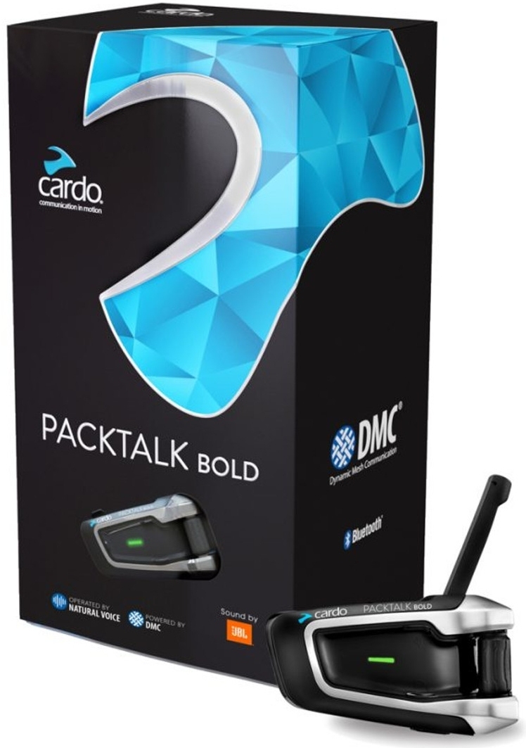 Cardo Packtalk Bold / JBL Pack unique de système de communication Noir unique taille