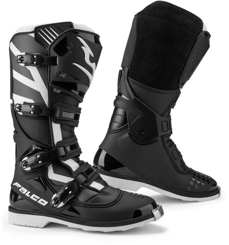 Falco Razor Motocross Boots Zwart Wit 45 falco kopen in de aanbieding