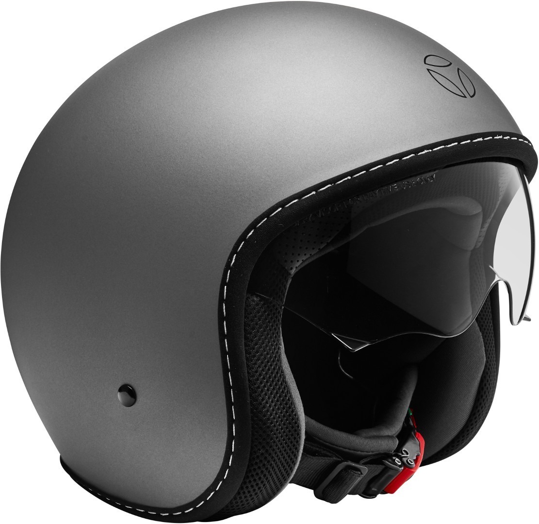 MOMO Eagle Pure Casque jet Argent 2XS