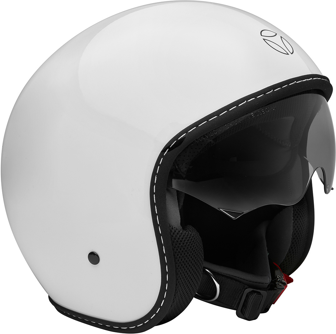 Image of MOMO Eagle Pure Casque jet Blanc Beige 2XS