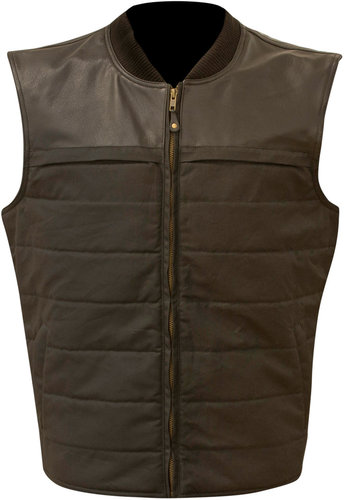 Merlin Stowe Motorfiets Waxed Vest Zwart 2Xl merlin kopen in de aanbieding