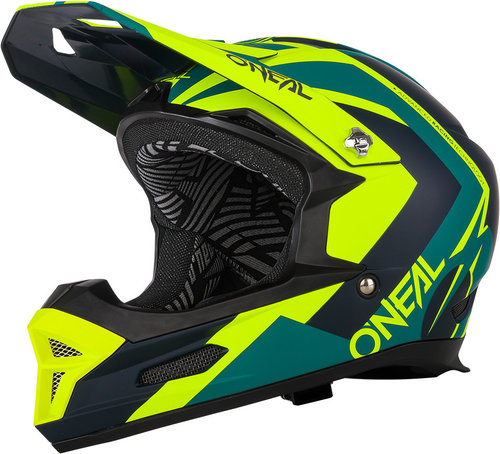 Oneal Fury Rl Hybrid Downhill Helm Zwart Geel oneal kopen in de aanbieding