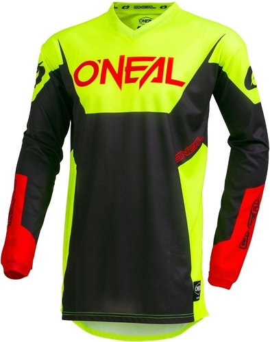 Oneal Element Racewear Motorcross Jersey Zwart Geel Xl oneal kopen in de aanbieding