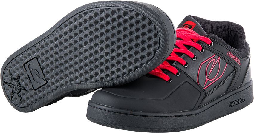 Oneal Pinned Pro Chaussures plates pédales Rouge 36