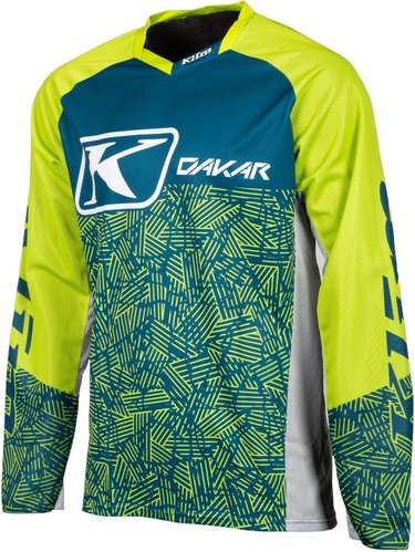 Klim Dakar Motorcross Jersey Groen Blauw klim kopen in de aanbieding
