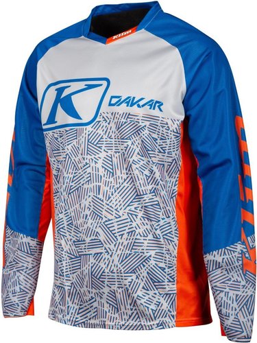 Klim Dakar Motorcross Jersey Blauw Oranje 2Xl klim kopen in de aanbieding