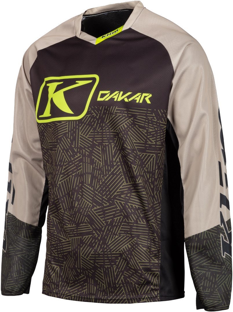 Klim Dakar 2019 Maillot Motocross Noir Brun S