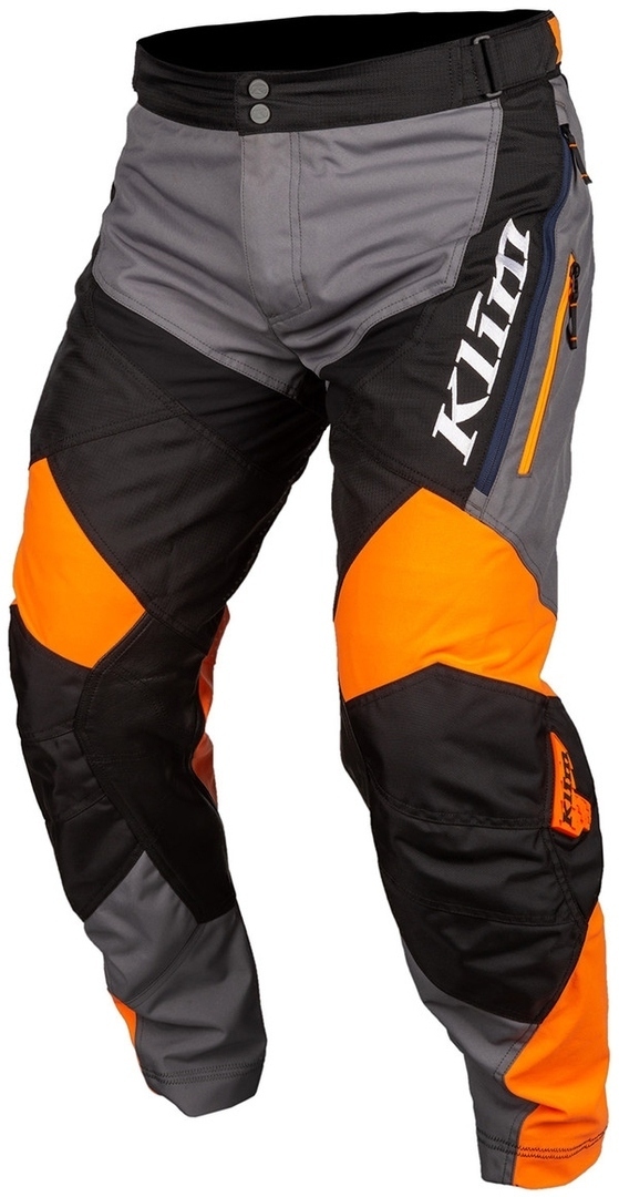 Klim Dakar In The Boot Pantalon de motocross Gris Orange 30