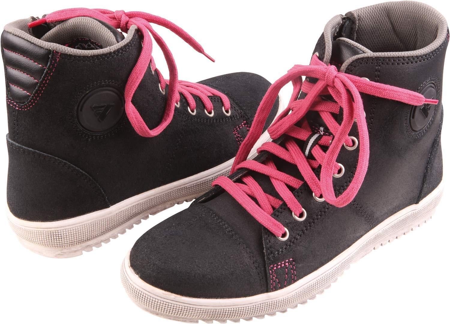 Modeka Rosica Bottes de moto de dames Noir 36