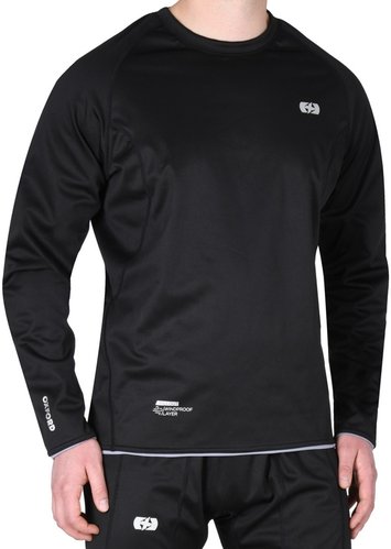 Oxford Chillout Ls Functioneel Shirt Zwart oxford kopen in de aanbieding