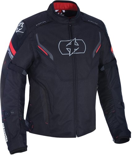 Oxford Melbourne 30 Motorfiets Textiel Jas Zwart Rood Xl oxford kopen in de aanbieding Oxford Melbourne 30 Motorfiets Textiel Jas Zwart Rood Xl oxford kopen in de aanbieding