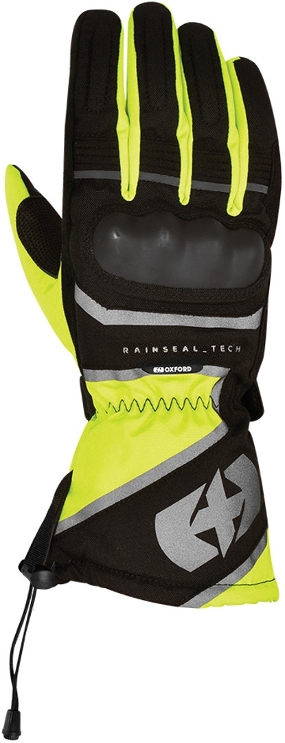 Oxford Montreal Gants de moto d’hiver Noir Jaune S