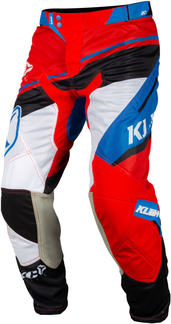 Klim XC Lite 2019 Pantalon Motocross Rouge Bleu 30