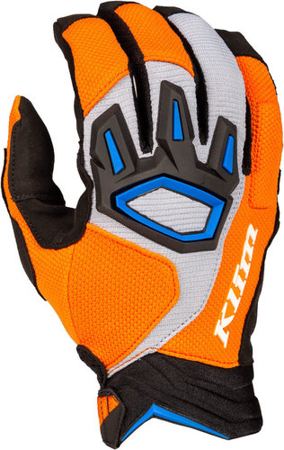 Klim Dakar Motorcross Handschoenen Blauw Oranje Xl klim kopen in de aanbieding