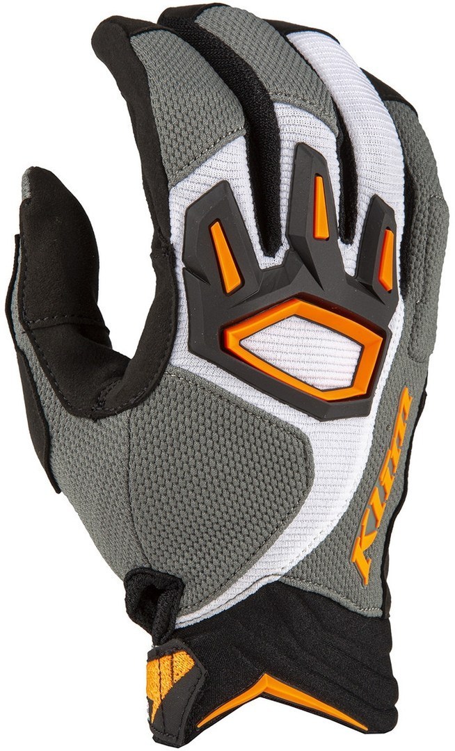 Klim Dakar Gants de motocross Gris Orange S