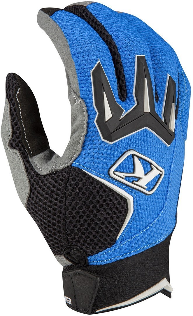 Klim Mojave Gants de motocross Noir Blanc Bleu 2XL