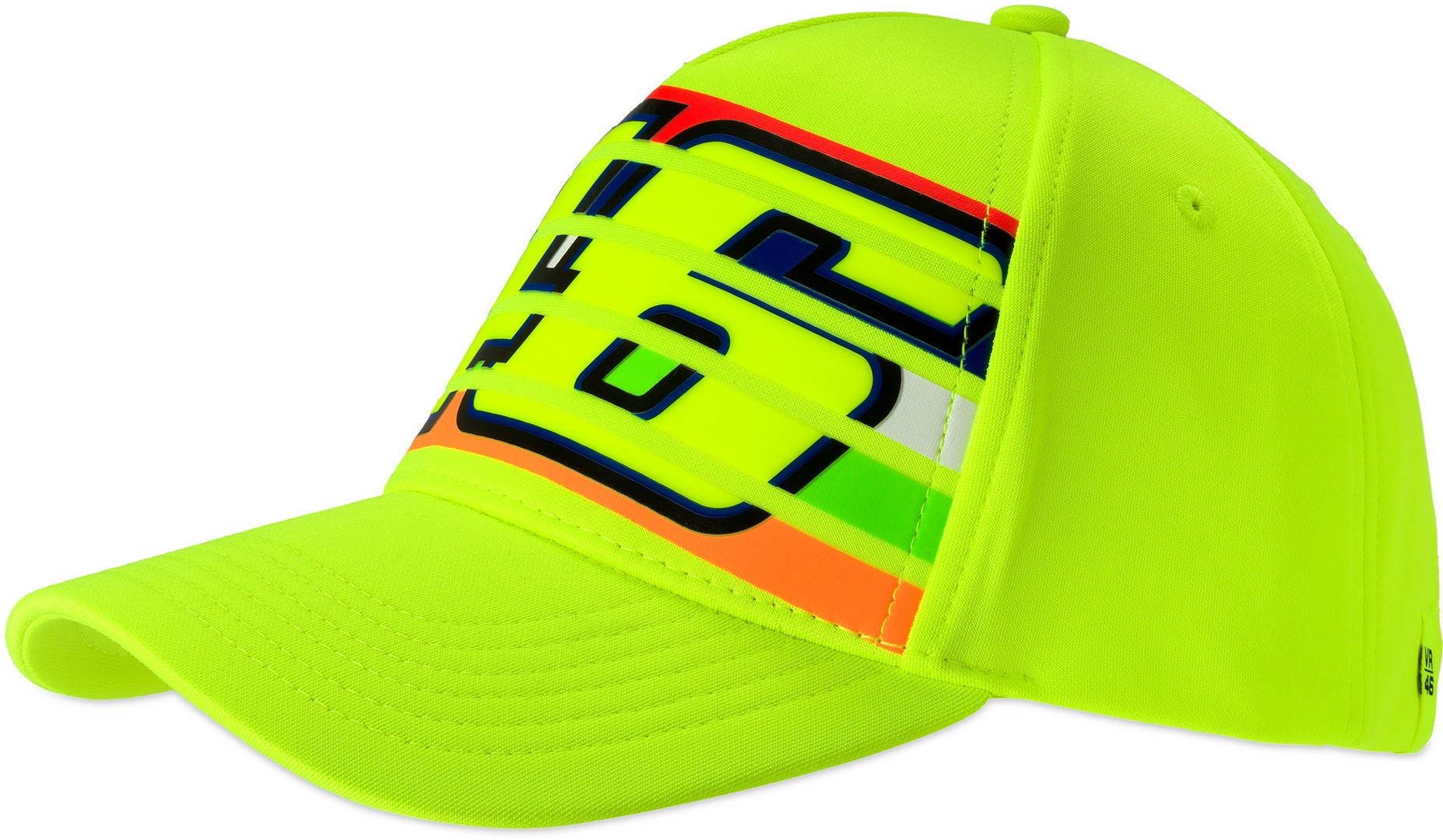 VR46 Stripes Cap Jaune unique taille