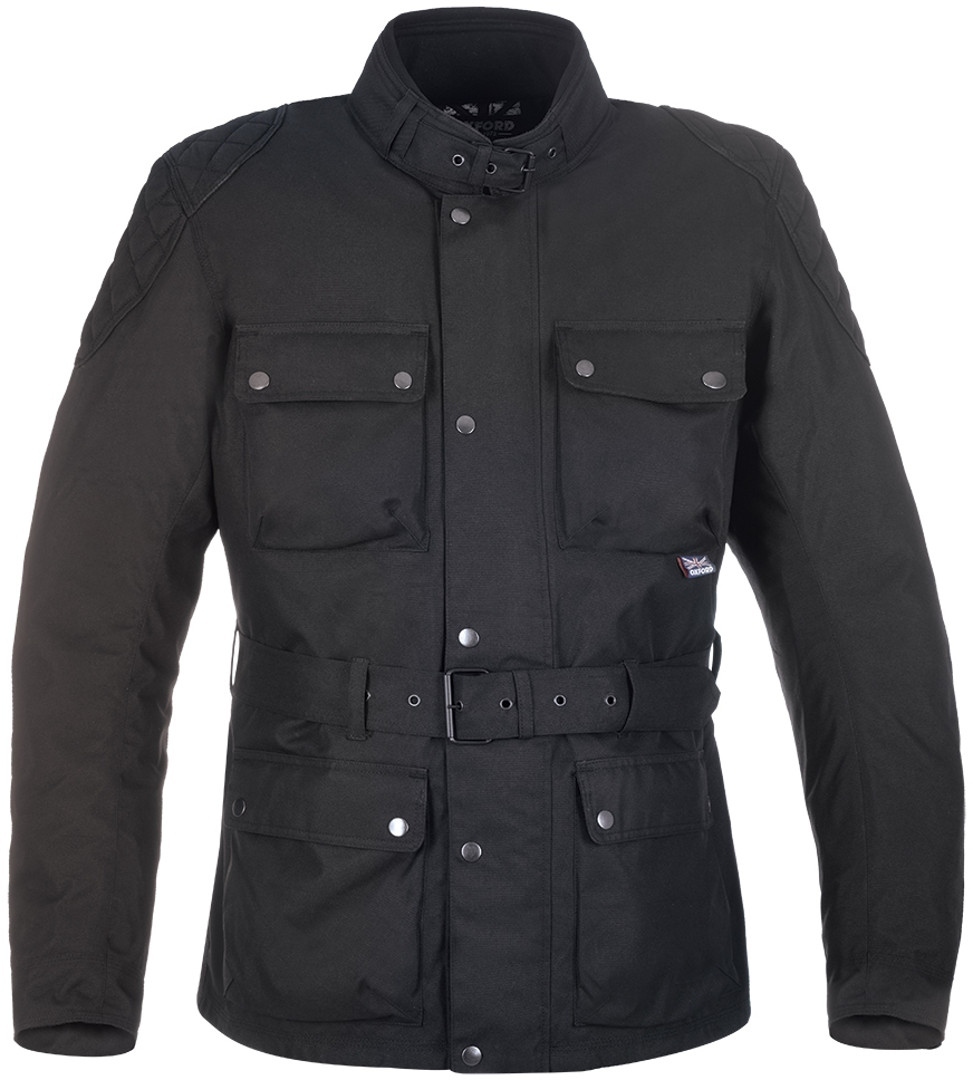 Oxford Churchill Veste textile de moto Noir 4XL