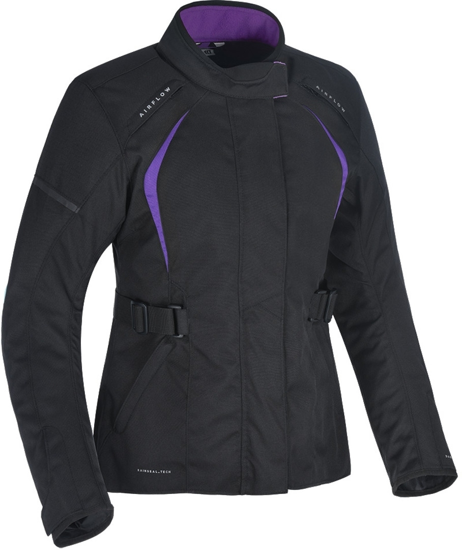 Oxford Dakota 2.0 Veste textile de moto de dames Noir Pourpre XS