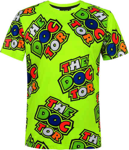 Vr46 All Over T Shirt Geel vr46 kopen in de aanbieding
