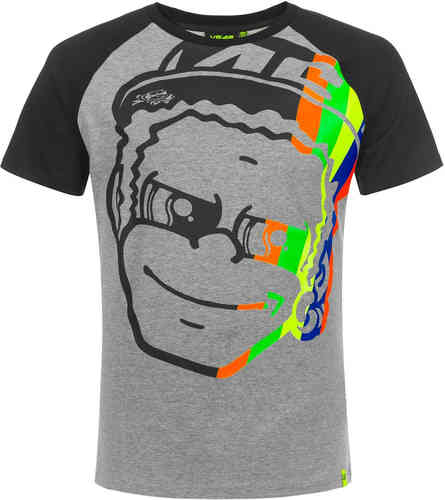 Vr46 Dottorino T Shirt Grijs vr46 kopen in de aanbieding
