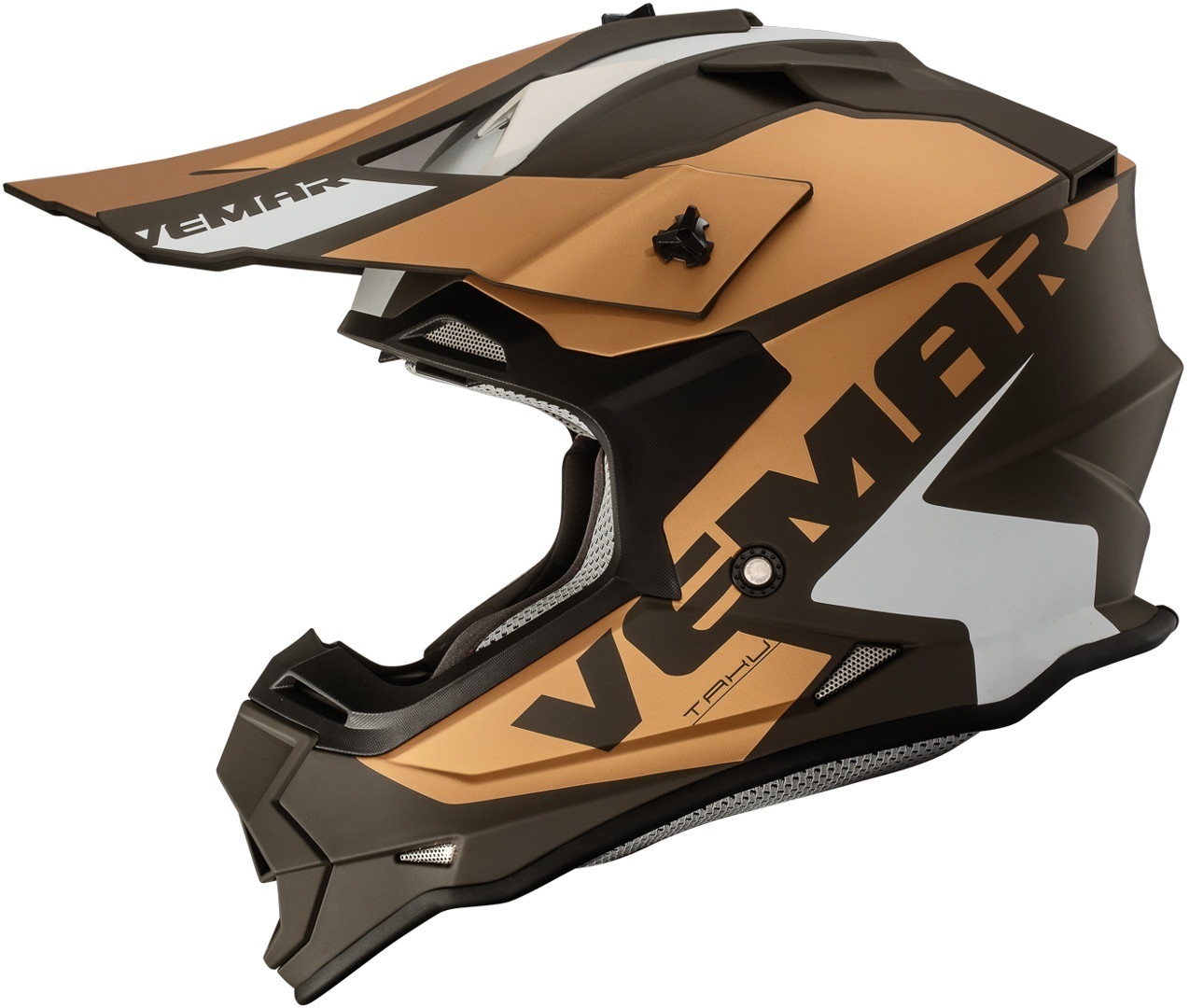 Vemar Taku Blade Casque de motocross Brun S