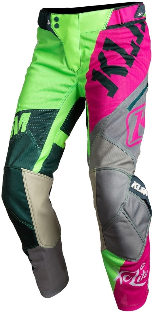 Klim XC Lite Pantalon de Motocross de dames Gris Vert XS 28