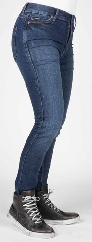 Bullit Jeans Bull It Icona Dames Motorfiets Blauw 34 bullit jeans kopen in de aanbieding