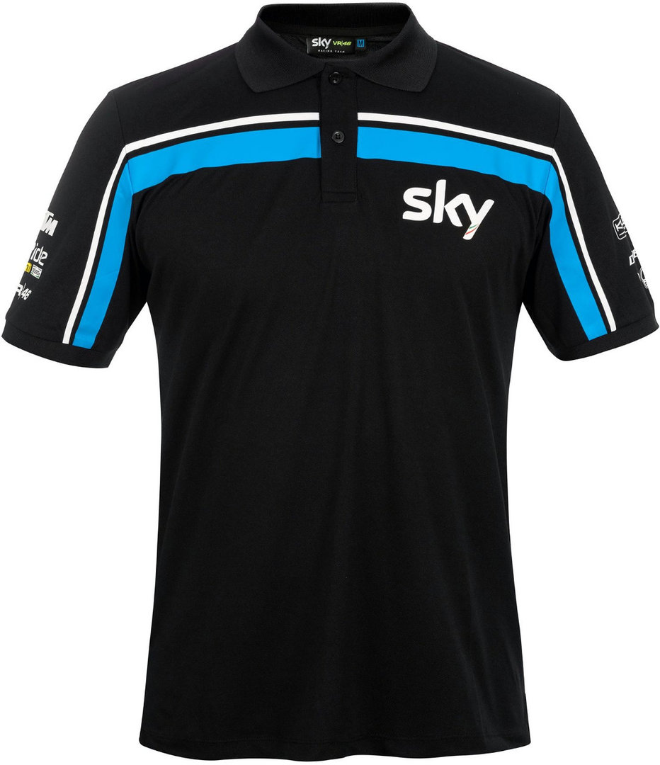 VR46 Sky Racing Team Poloshirt Noir L