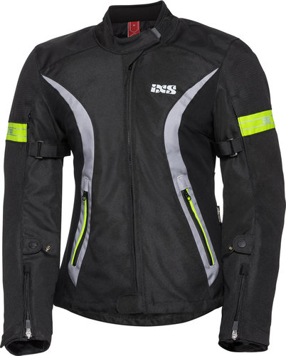 Ixs Sport 58 St Dames Motorfiets Textiel Jas Zwart Grijs Geel 2Xl ixs kopen in de aanbieding Ixs Sport 58 St Dames Motorfiets Textiel Jas Zwart Grijs Geel 2Xl ixs kopen in de aanbieding