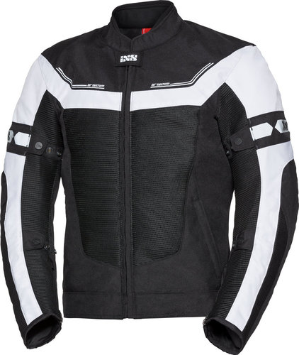 Ixs Sport Levante Air 20 Motorfiets Textiel Jas Zwart Wit 4Xl ixs kopen in de aanbieding