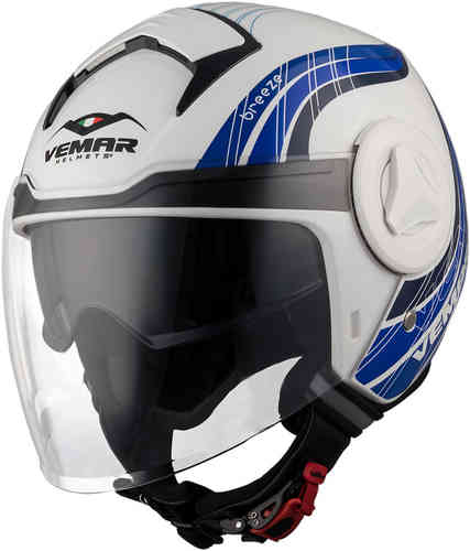 Vemar Breeze Surf Jet Helm Wit Blauw vemar kopen in de aanbieding Vemar Breeze Surf Jet Helm Wit Blauw vemar kopen in de aanbieding