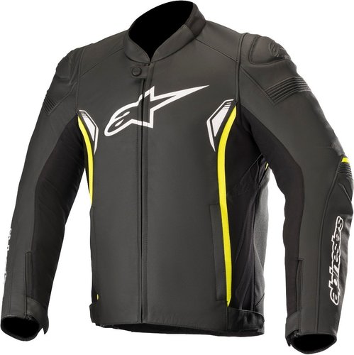 Alpinestars Sp 1 V2 Motorfiets Lederen Jas Zwart Geel 52 alpinestars kopen in de aanbieding