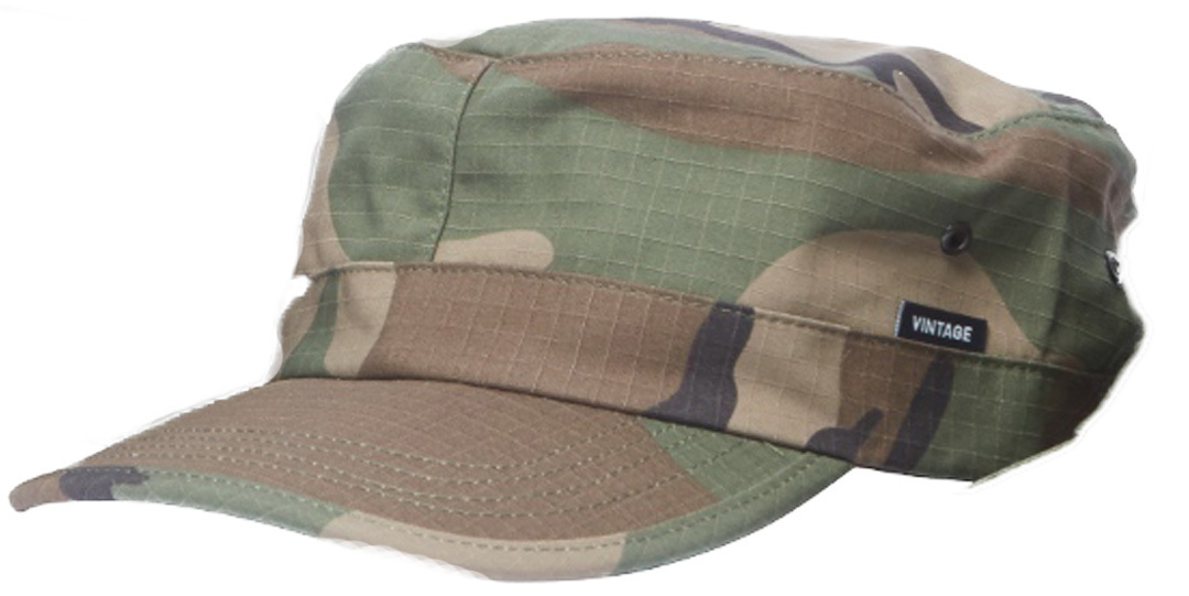 Vintage Industries US Cap Vert Brun unique taille