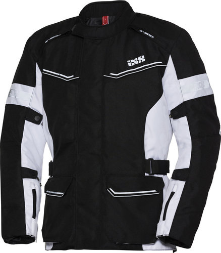 Ixs Tour Evans St Dames Motorfiets Textiel Jas Zwart Wit Xl ixs kopen in de aanbieding