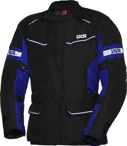Ixs Tour Evans St Dames Motorfiets Textiel Jas Zwart Blauw 2Xl ixs kopen in de aanbieding
