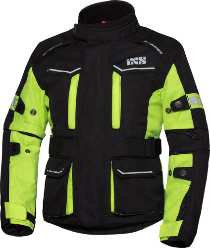 Ixs Tour St 10 Kinderen Motorfiets Textiel Jas Zwart Geel 134 140 ixs kopen in de aanbieding