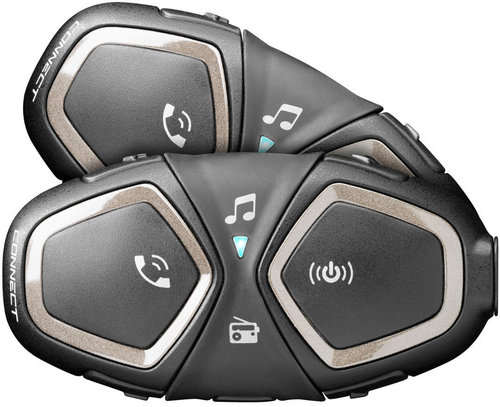 Interphone Connect Bluetooth Communicatie Systeem Double Pack Zwart Een Maat interphone kopen in de aanbieding Interphone Connect Bluetooth Communicatie Systeem Double Pack Zwart Een Maat interphone kopen in de aanbieding