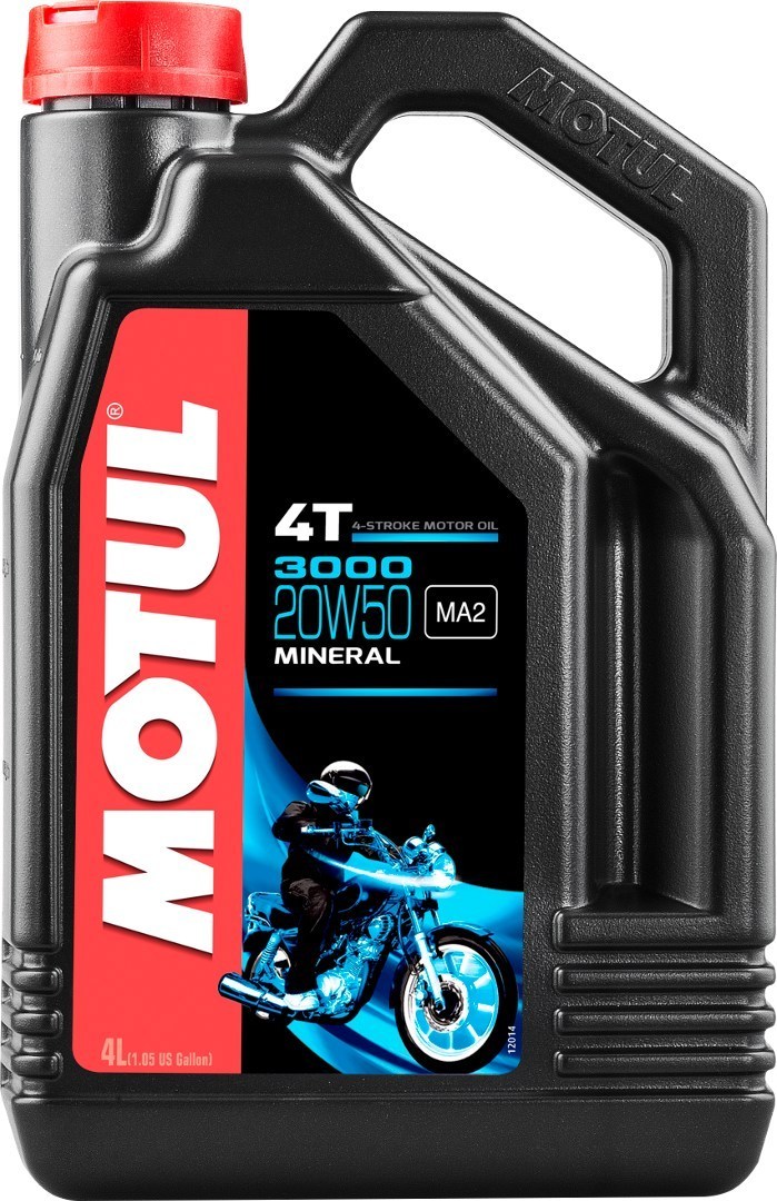 MOTUL 3000 4T 20W50 4 litres d’huile moteur