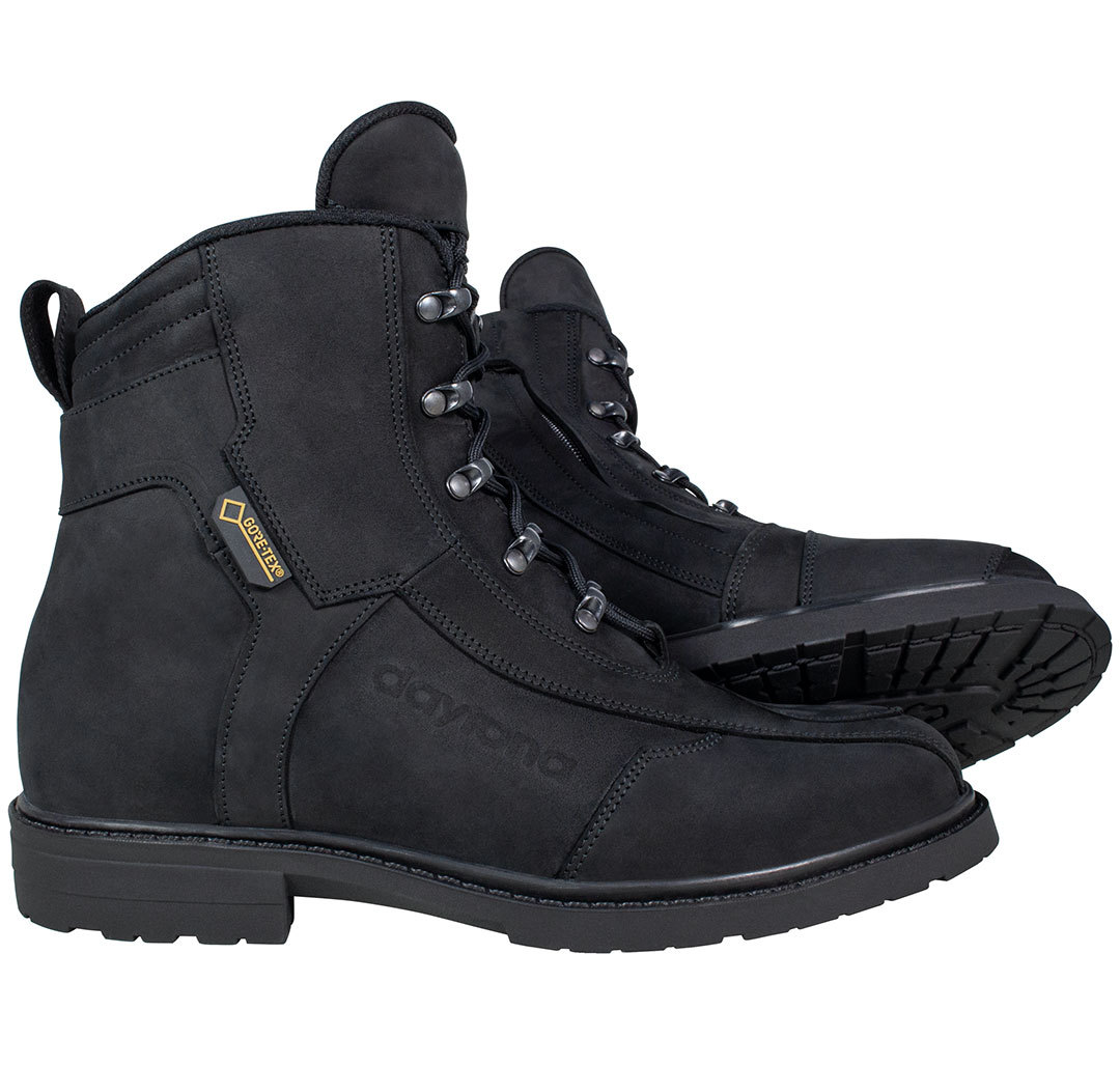 Daytona AC Classics GTX Gore-Tex Bottes de moto imperméables Noir 38